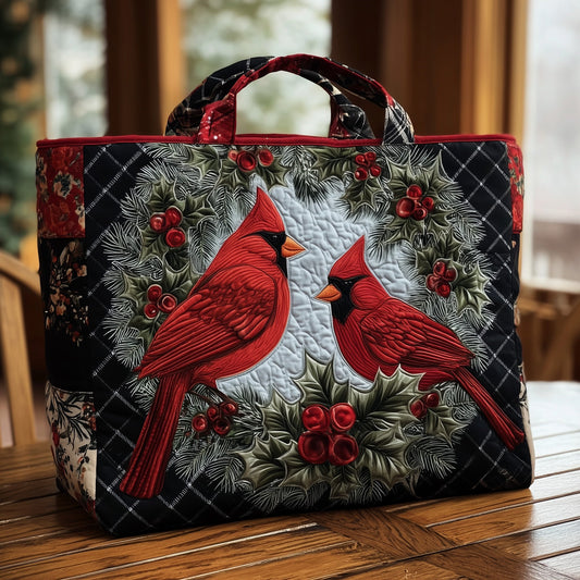 Scarlet Winter Quilted Tote Bag GFTOMA3108