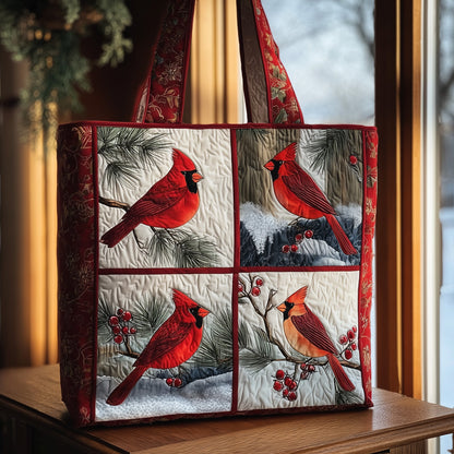 Scarlet Winter Quilted Tote Bag GFTOMA3109
