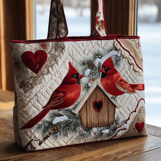 Scarlet Winter Quilted Tote Bag GFTOMA3110