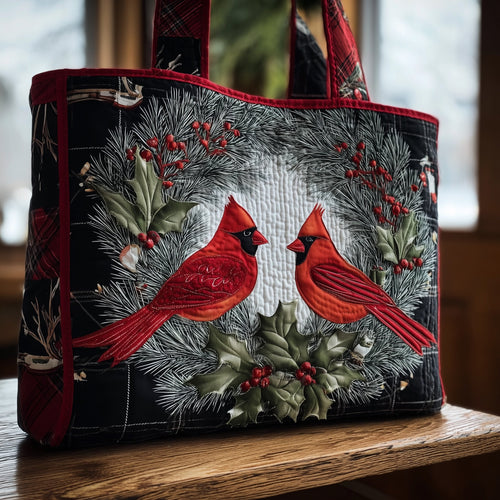 Scarlet Winter Quilted Tote Bag GFTOMA3111