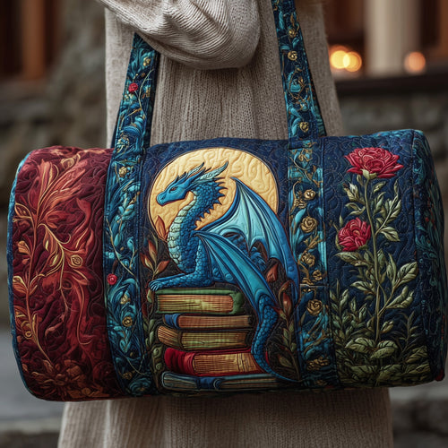 Library Dragon Quilted Duffle Bag GFTOMA3118