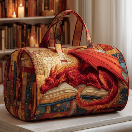 Library Dragon Quilted Duffle Bag GFTOMA3121