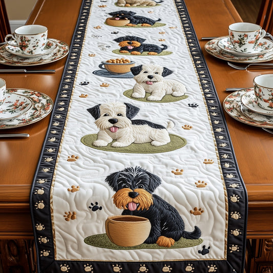Schnauzer Quilted Table Runner GFTOMA312