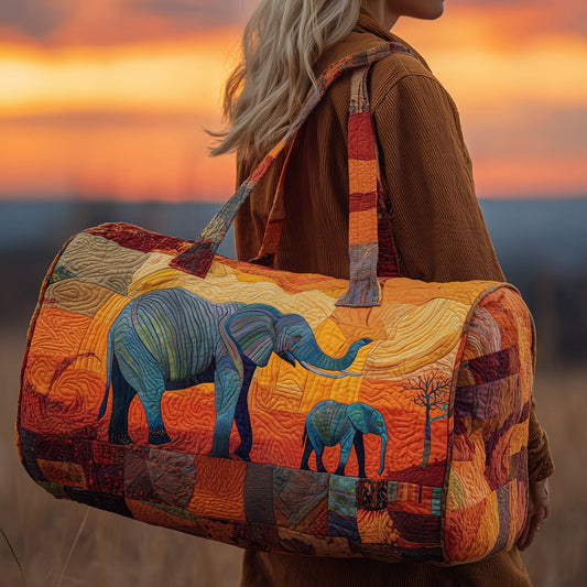 Elephant Quilted Duffle Bag GFTOMA3155