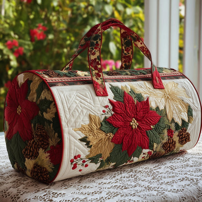 Poinsettia Quilted Duffle Bag GFTOMA3175