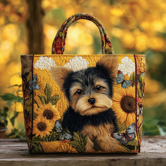 Yorkshire Terrier Quilted Tote Bag GFTOMA3185