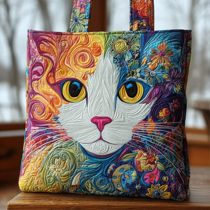 Mystic Meow Quilted Tote Bag GFTOMA3198
