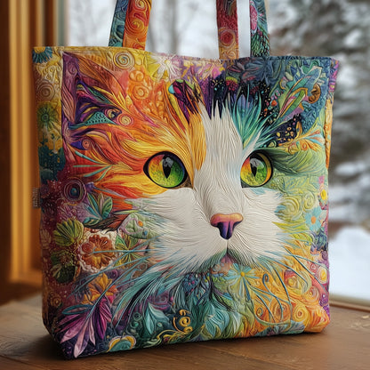 Mystic Meow Quilted Tote Bag GFTOMA3199