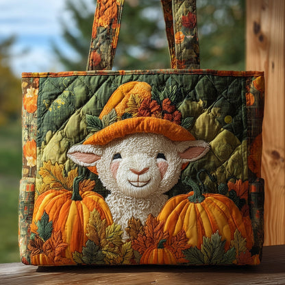Happy Lamb Quilted Tote Bag GFTOMA3209