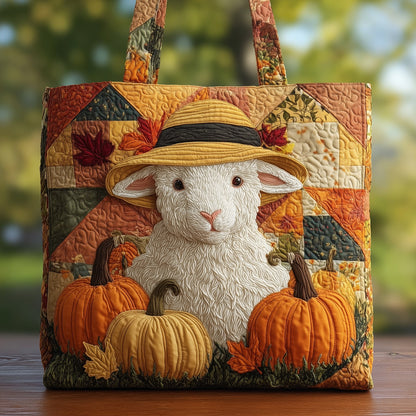 Happy Lamb Quilted Tote Bag GFTOMA3212