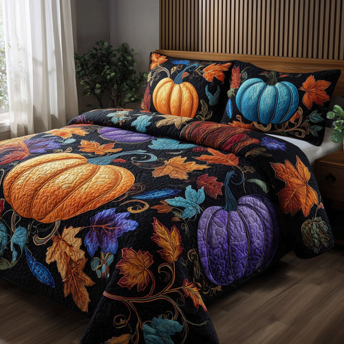 Autumn Vibe 3-Piece Quilted Bedding Set GFTOMA3222