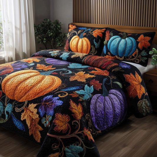 Autumn Vibe 3-Piece Quilted Bedding Set GFTOMA3222