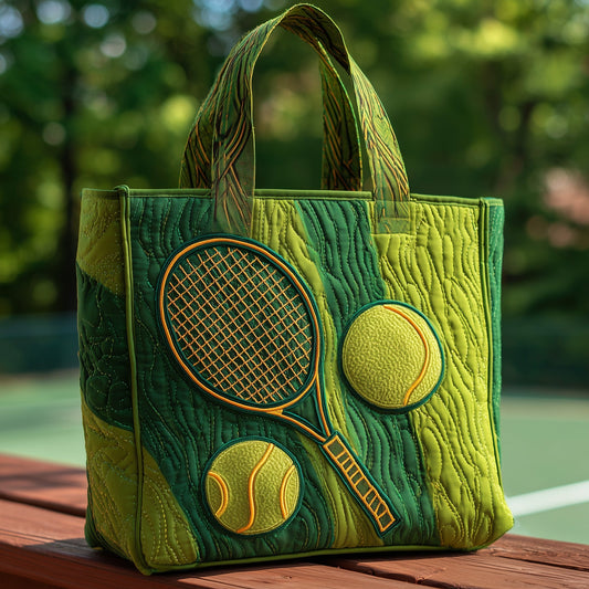Tennis Time Quilted Tote Bag GFTOMA3296