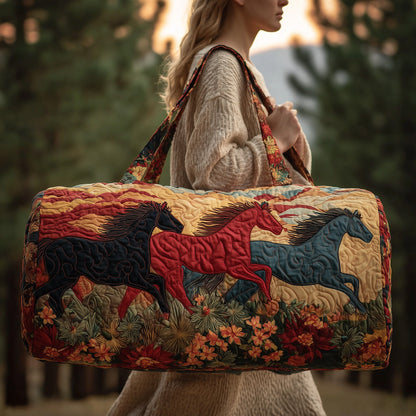 Horse Quilted Duffle Bag GFTOMA3320