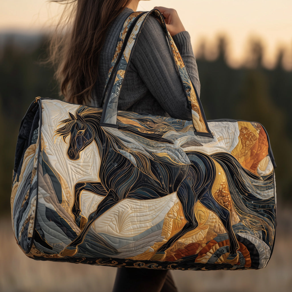 Horse Quilted Duffle Bag GFTOMA3322