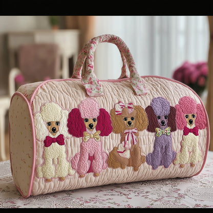 Poodles Quilted Duffle Bag GFTOMA3324