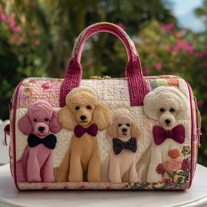 Poodles Quilted Duffle Bag GFTOMA3325