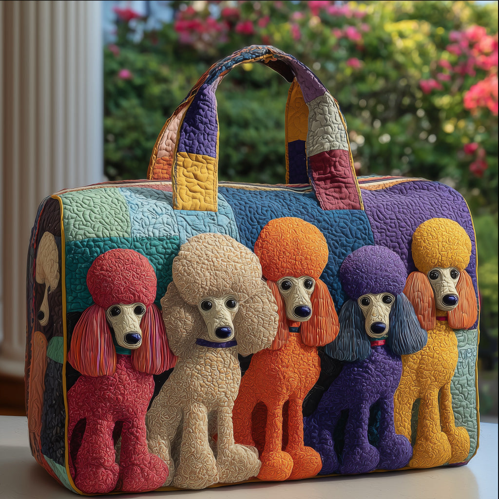 Poodles Quilted Duffle Bag GFTOMA3327