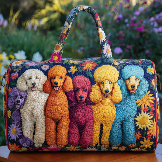 Poodles Quilted Duffle Bag GFTOMA3329