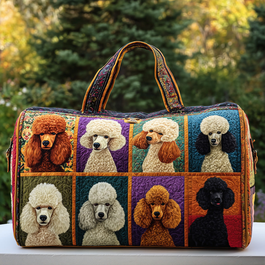 Poodles Quilted Duffle Bag GFTOMA3330