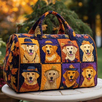 Golden Retrievers Quilted Duffle Bag GFTOMA3336