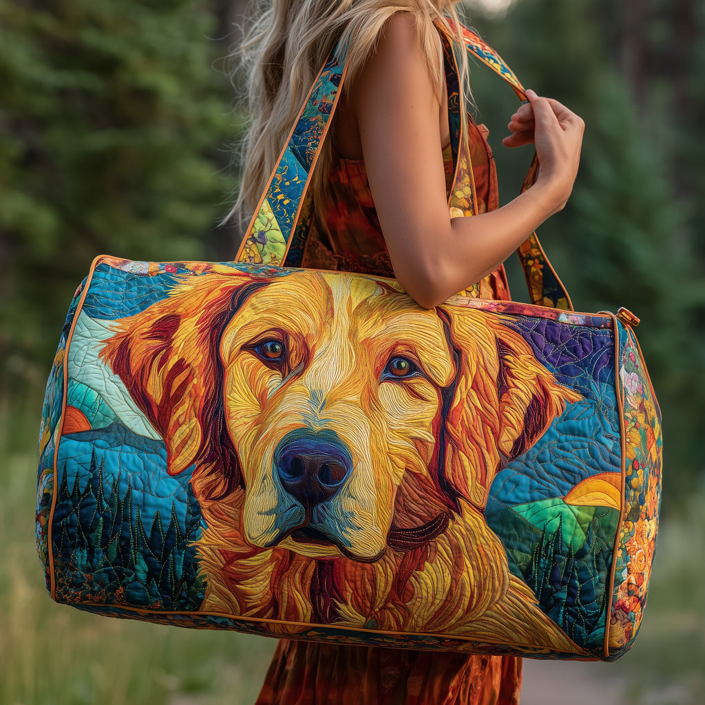 Golden Retrievers Quilted Duffle Bag GFTOMA3338