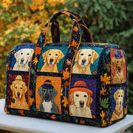 Golden Retrievers Quilted Duffle Bag GFTOMA3339