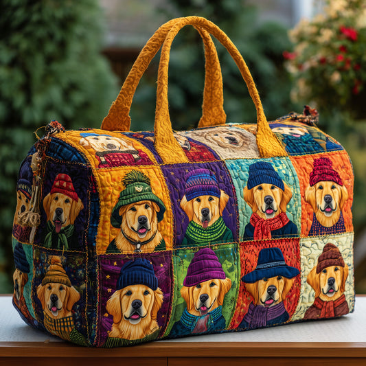 Golden Retrievers Quilted Duffle Bag GFTOMA3340