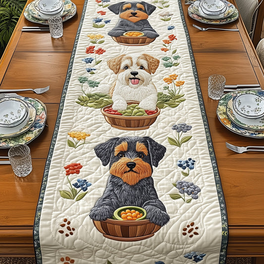 Schnauzer Quilted Table Runner GFTOMA336