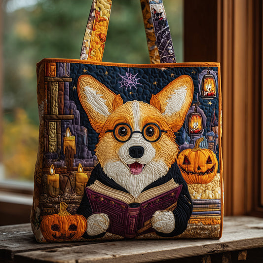 Corgi Quilted Tote Bag GFTOMA3374