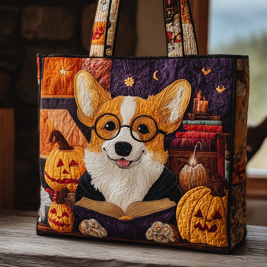 Corgi Quilted Tote Bag GFTOMA3376