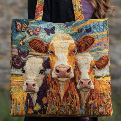 Moo Meadows Quilted Tote Bag GFTOMA3384