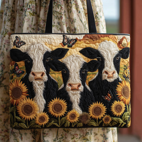 Moo Meadows Quilted Tote Bag GFTOMA3385