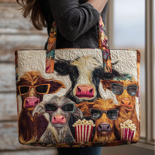Moo Meadows Quilted Tote Bag GFTOMA3387