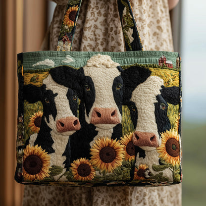 Moo Meadows Quilted Tote Bag GFTOMA3388