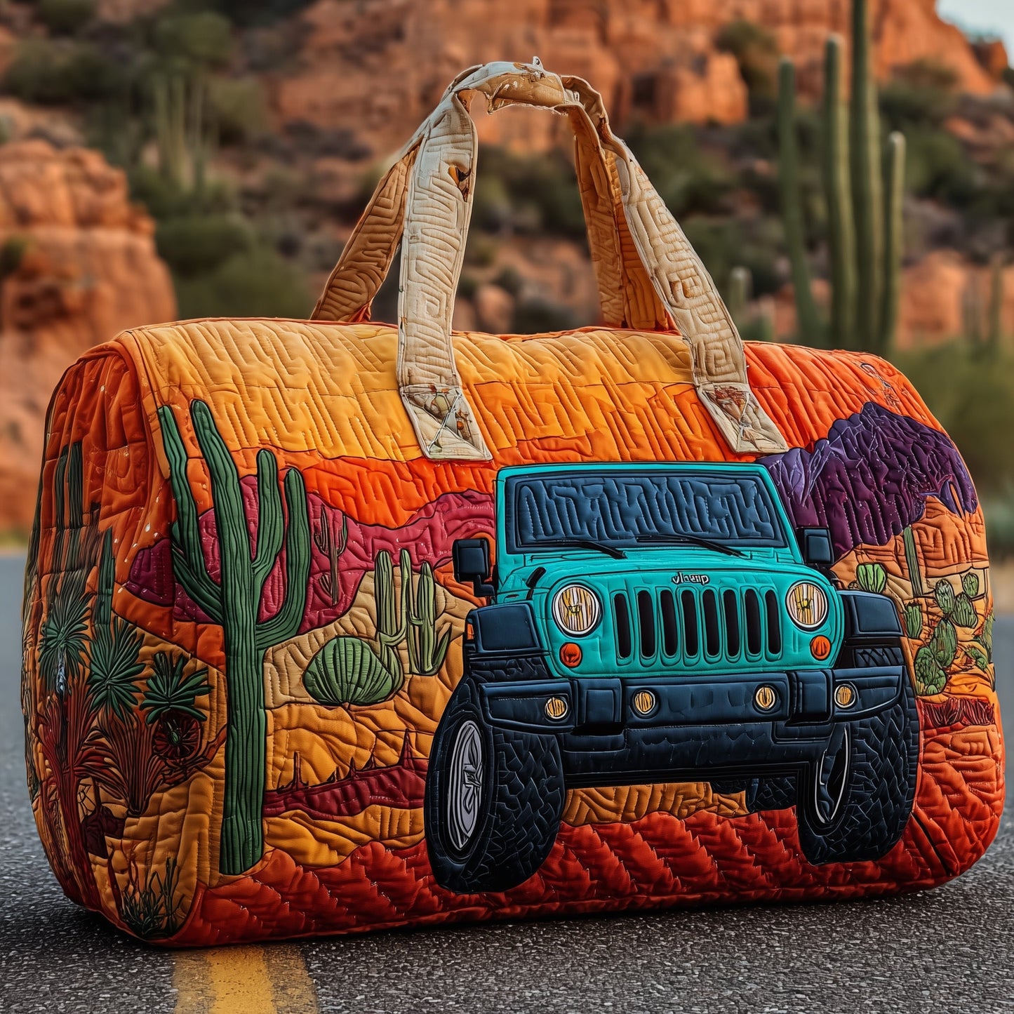 OffRoad Dreams Quilted Duffle Bag GFTOMA3413