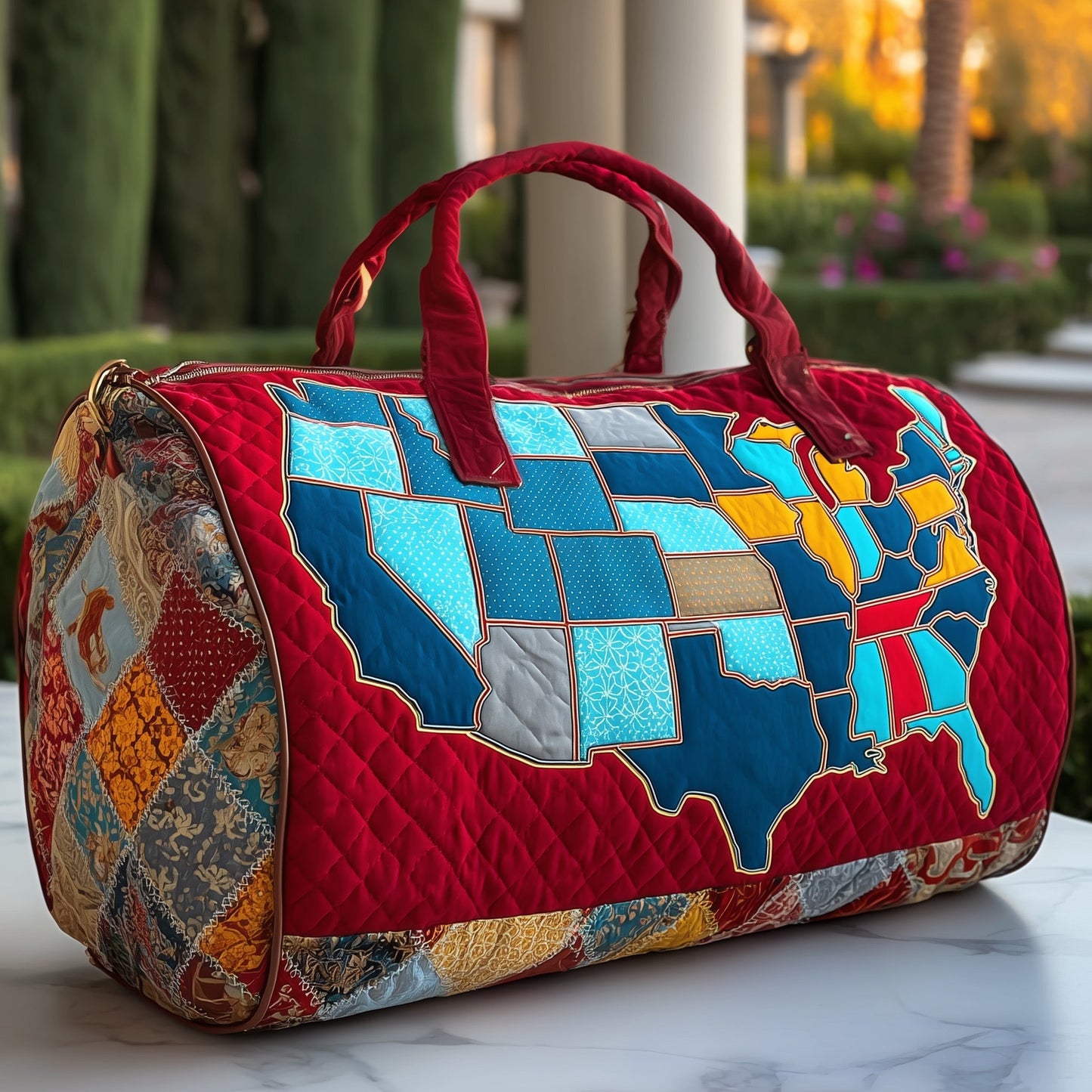 Roadtrip USA Quilted Duffle Bag GFTOMA3415