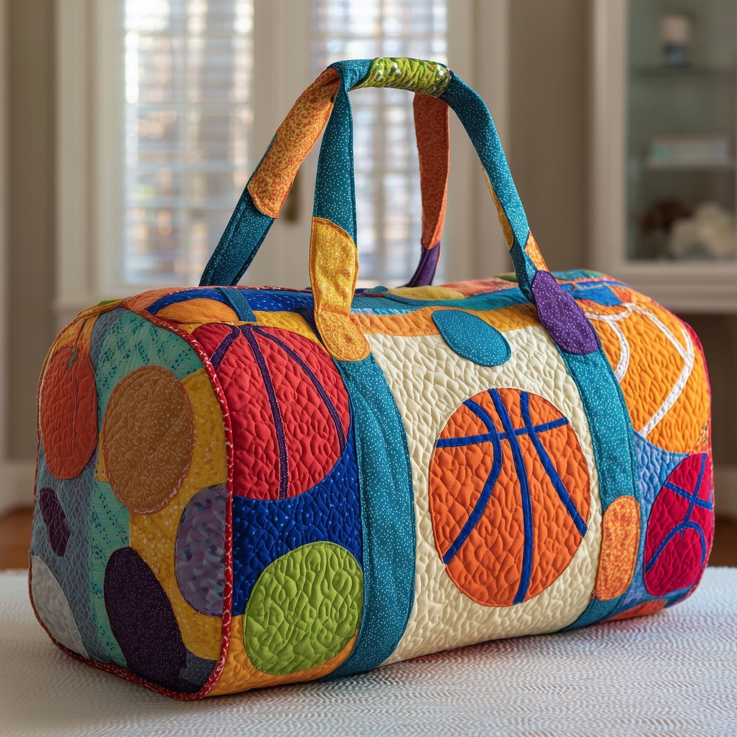 Basketball Quilted Duffle Bag GFTOMA3429