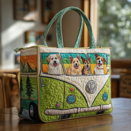 Puppy Paradise Travel Quilted Tote Bag GFTOMA3448