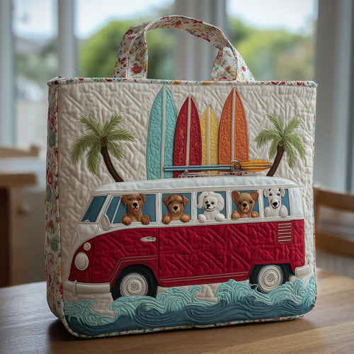 Puppy Paradise Travel Quilted Tote Bag GFTOMA3450