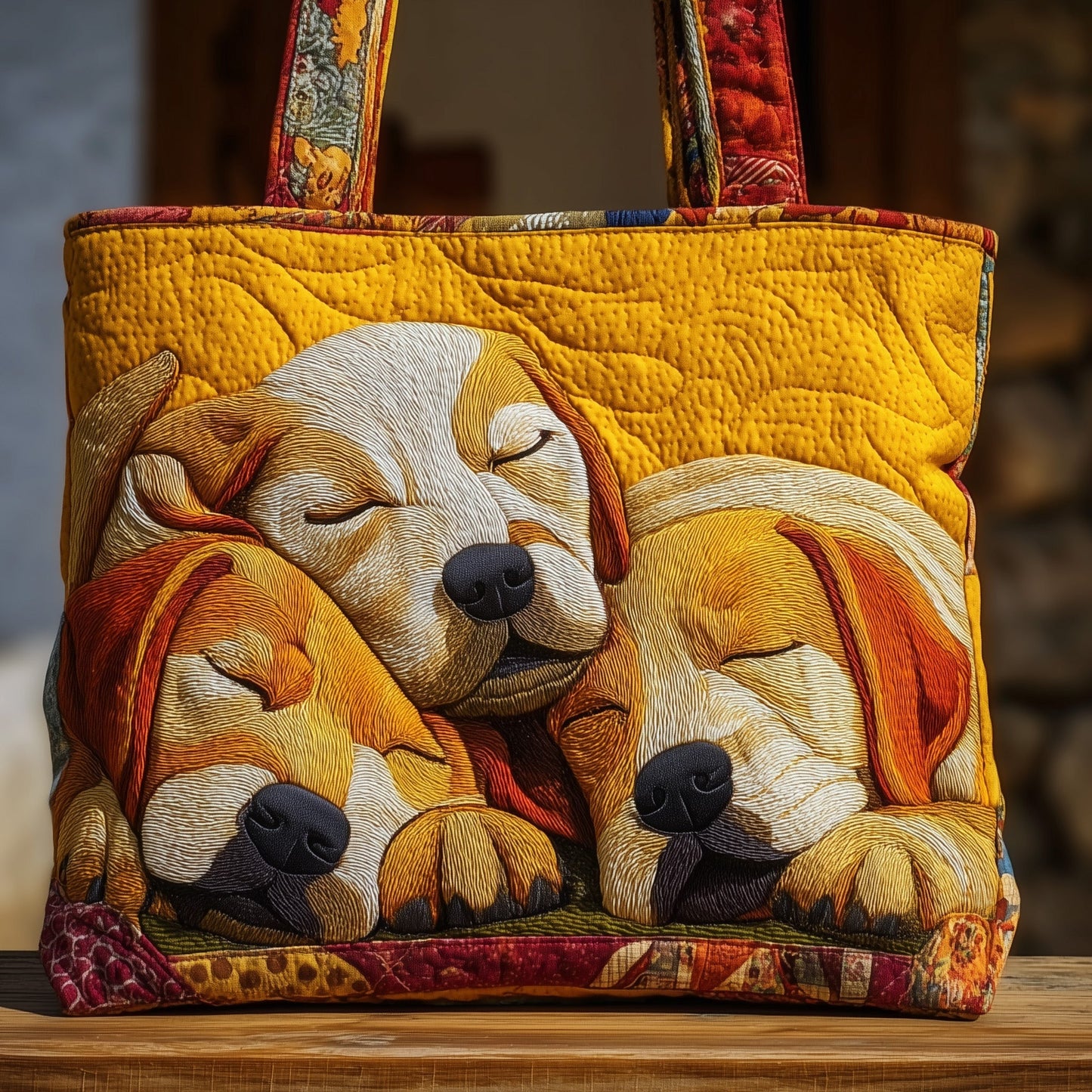 Labrador Quilted Tote Bag GFTOMA3460
