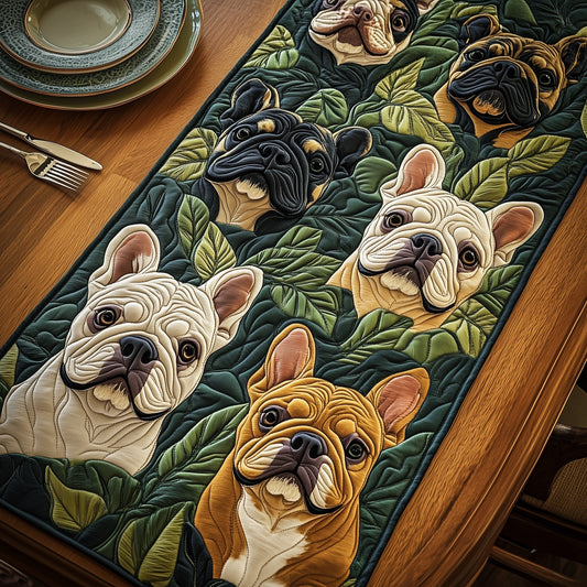 Bulldog Quilted Table Runner GFTOMA346