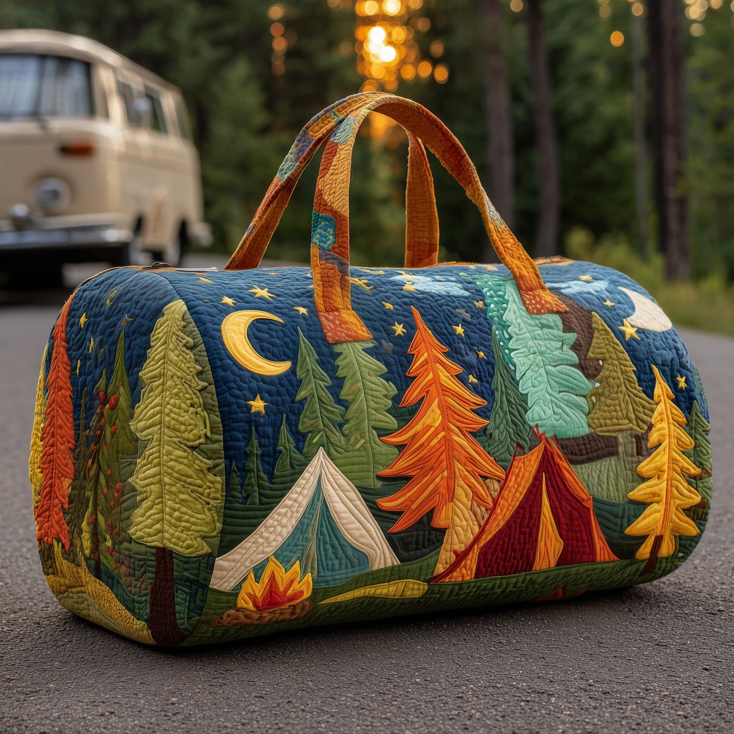 Cozy Camper Quilted Duffle Bag GFTOMA3470