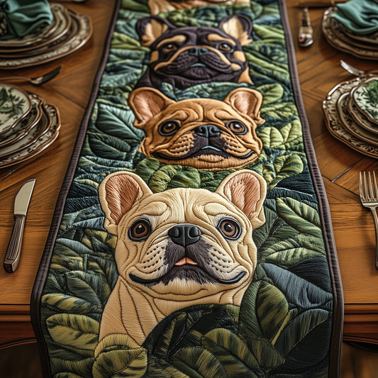 Bulldog Quilted Table Runner GFTOMA347