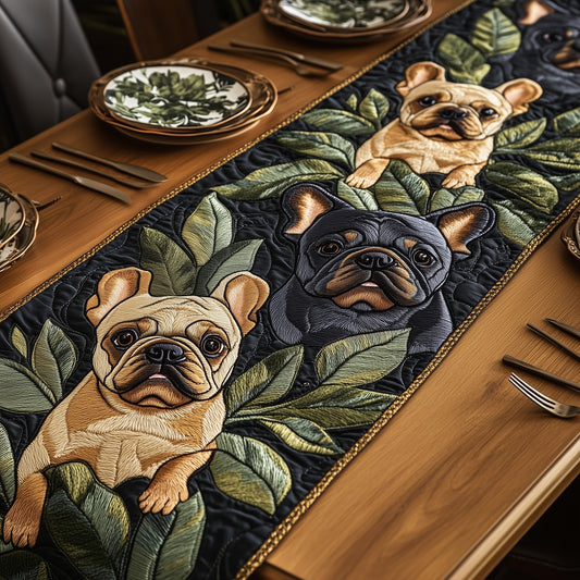Bulldog Quilted Table Runner GFTOMA350