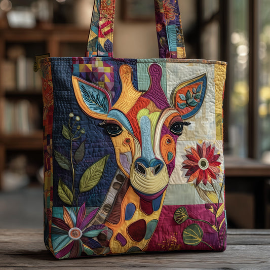 Giraffe Quilted Tote Bag GFTOMA3528