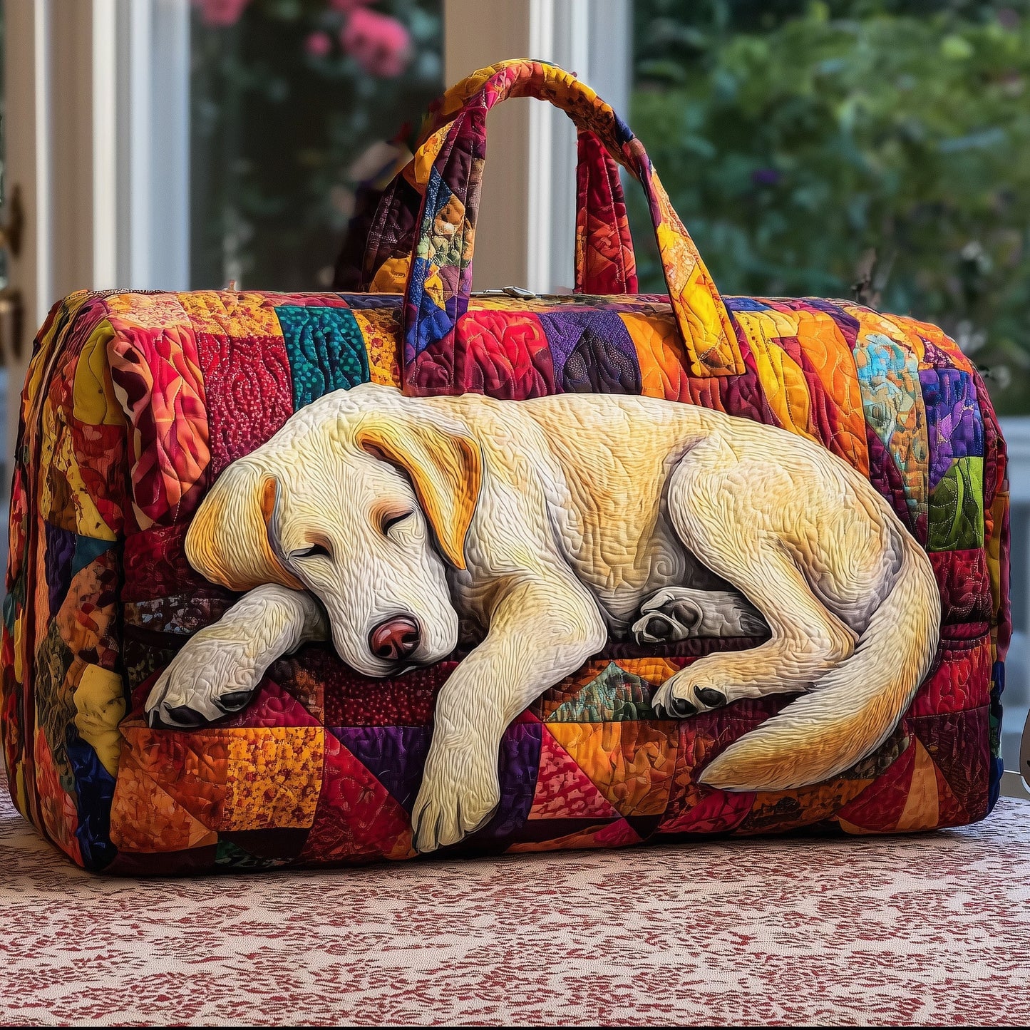 Labrador Quilted Duffle Bag GFTOMA3542