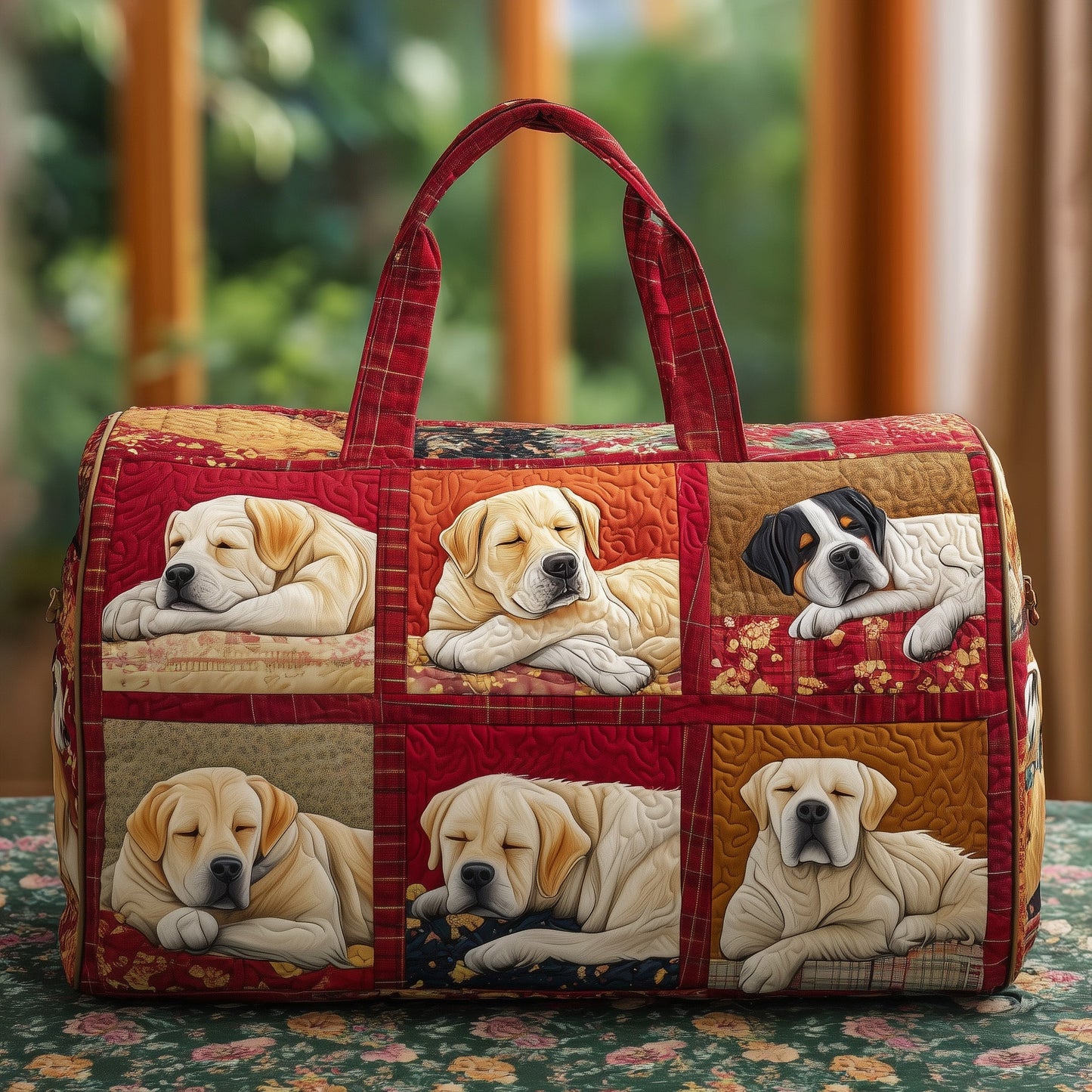 Labrador Quilted Duffle Bag GFTOMA3544