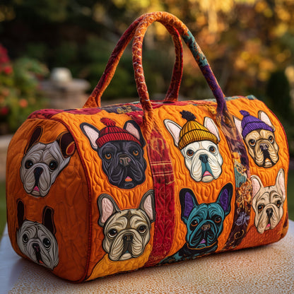 French Bulldog Quilted Duffle Bag GFTOMA3547