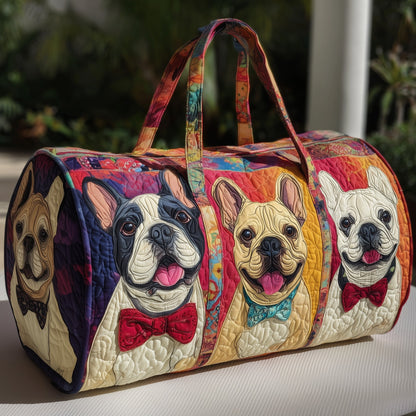 French Bulldog Quilted Duffle Bag GFTOMA3551